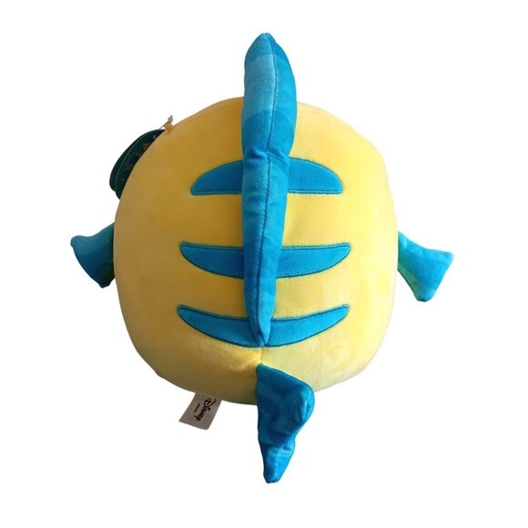 Disney Little Mermaid Flounder Plush Toy 10" Squishmallows Soft Cuddly Collectib - Picture 4 of 9